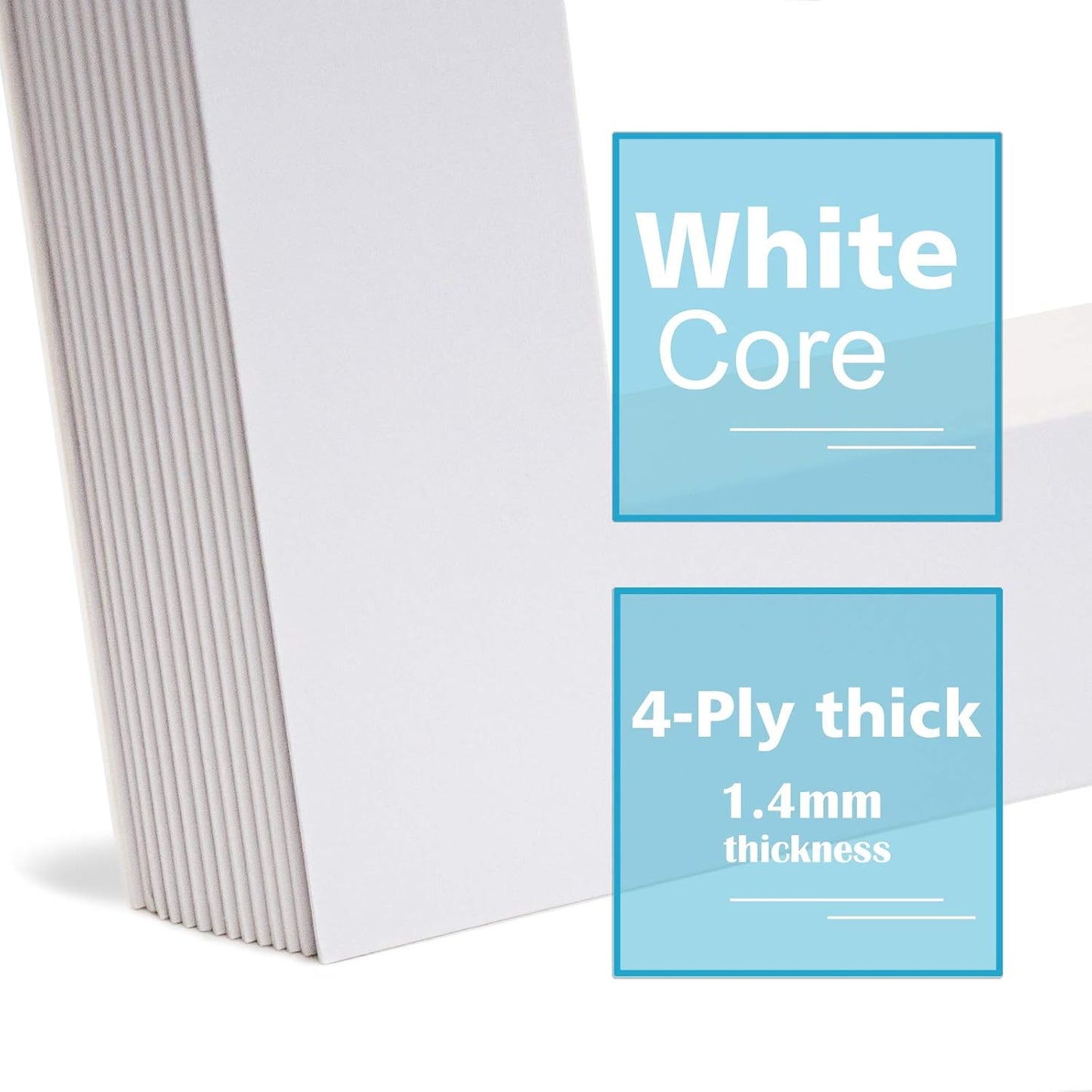 Egofine Pack of 25 White Pre-Cut Mat Board 11x14 Picture Mat for 8x10 Photo with White Core Bevel Cut Mattes Sets. Includes 25 High Premier Acid Free Mats & 25 Backing Board & 25 Clear Bags