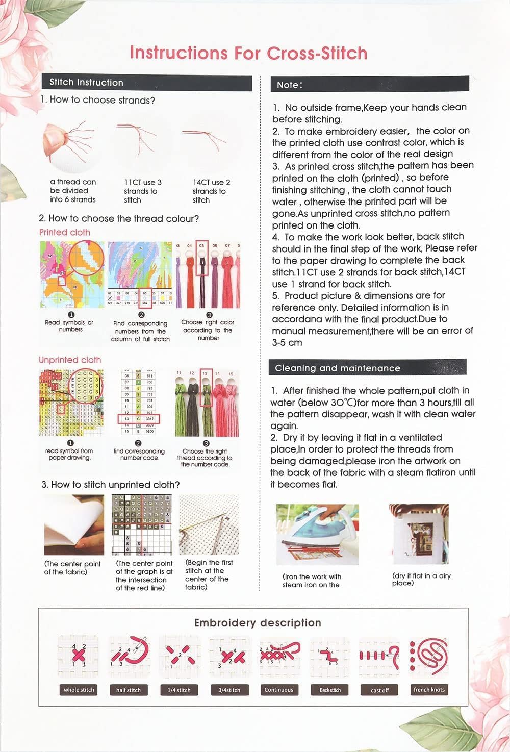 Christmas Stamped Cross Stitch Kits - Christmas House Counted Cross Stitch Kits for Beginners Adults Needlepoint Cross-Stitch Patterns Dimensions Needlecrafts Embroidery Kits Arts and Crafts