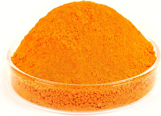 GOODTAKE Tangerine Yellow Iron Oxide Pigment Powder, Concrete Cement Dye Color Pigment for Brick, Tile, Clay, Lime, Mortar, Grout, Plaster, Paint, Bath Bombs Coloring Powder (Tangerine Yellow,8 Ounce)