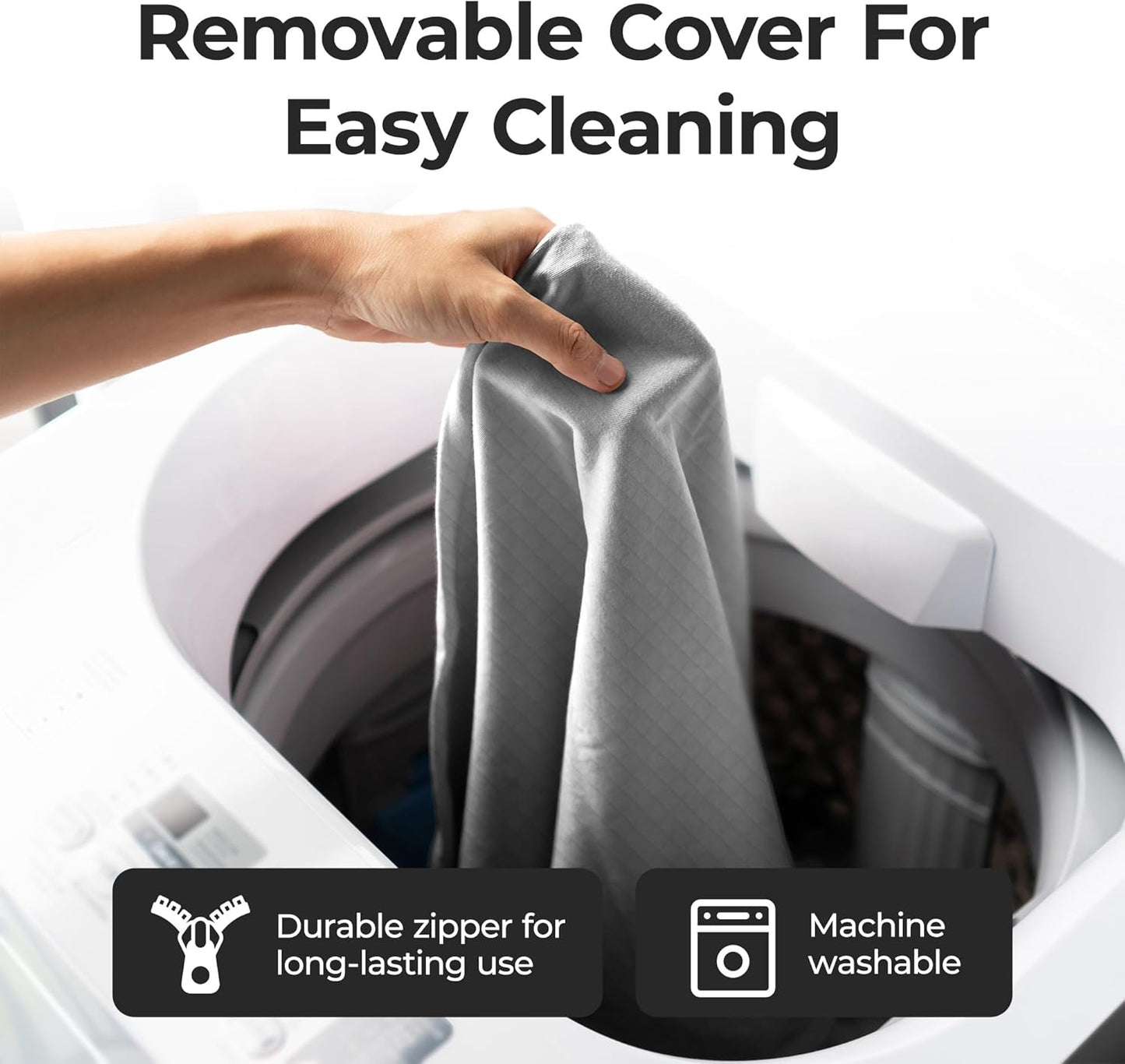 Kolbs Extra Large Recliner Cushion | Chic 2 Tone Velvet Cover (Seat with Back)