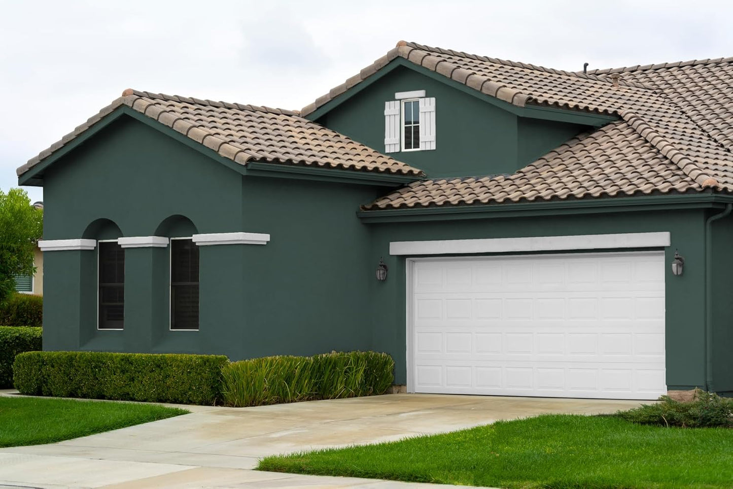 EVOLVE Paint & Primer: Environment-friendly, Low Sheen with One-coat Coverage for Interior & Exterior surfaces (Green Pine, 1-Gallon)