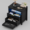 WOOVIVS End Table with Gun Drawer by WOOVIVS