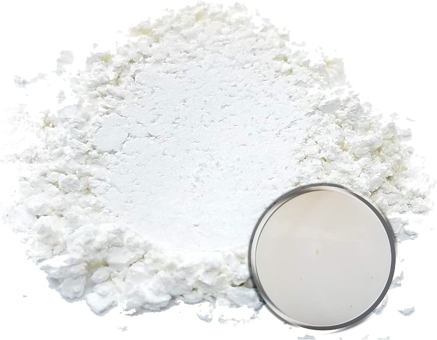Eye Candy Pigments Premium White Mica Powder - Shiro White (50gr) - for Epoxy, Resin, Soap, Paint, Woodworking, Acrylic Pouring, Bath Bombs, Fishing Lures - DIY Arts and Crafts Additive