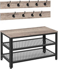 HOOBRO Hall Tree Entryway Storage Bench, Coat Rack Shoe Bench, Shoe Rack by HOOBRO