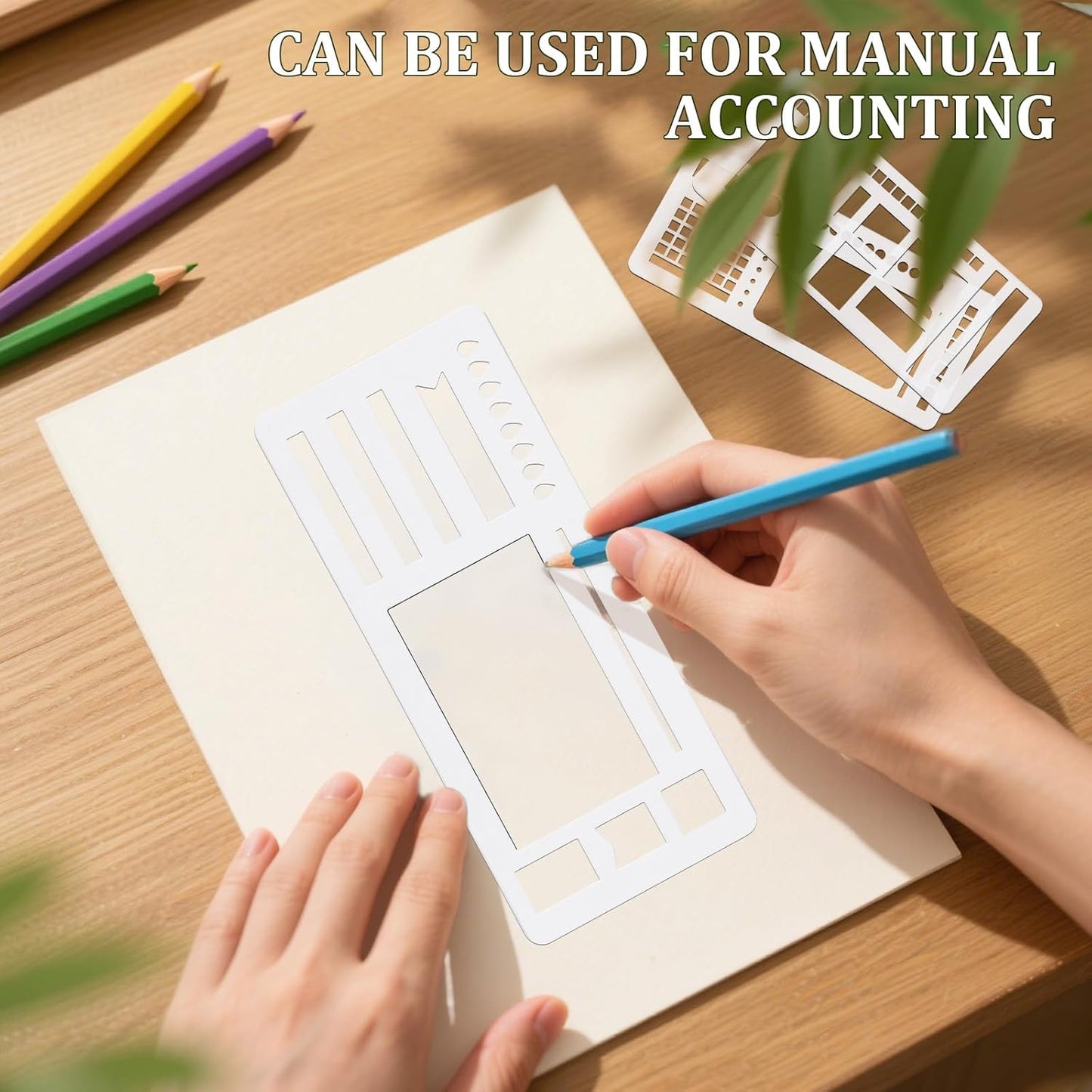 Handmade Flexible Record Template, Planner Stencil Set for Dot Grid Journals, DIY Flexible Drawing and Checklist Templates Suitable for Various Occasions (Set B)