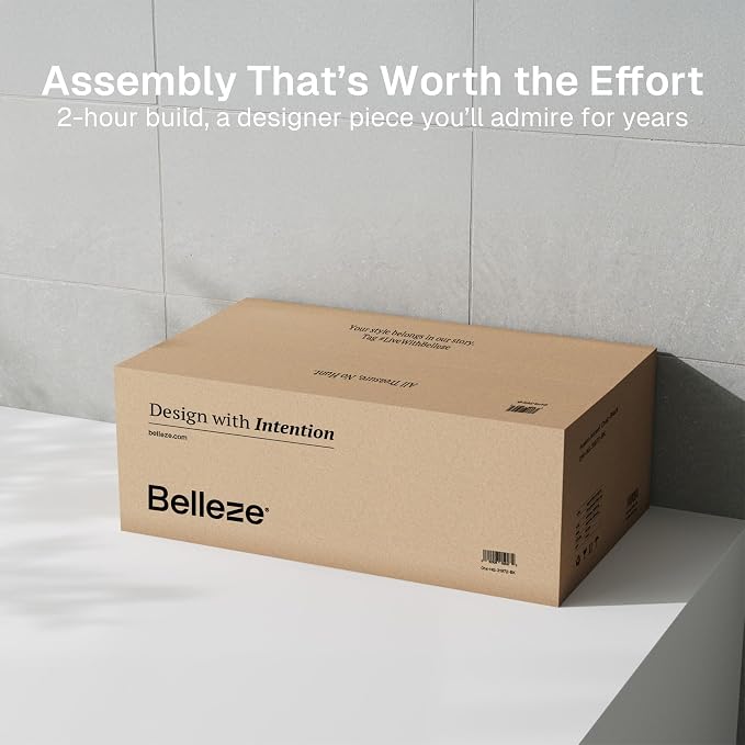 BELLEZE 6-Piece Modular TV Stand, Entertainment Center - Image 7