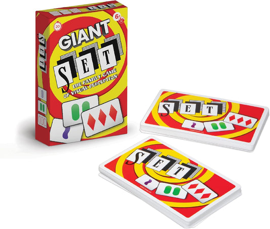 Set Giant Card Games for Kids - Jumbo Playing Cards