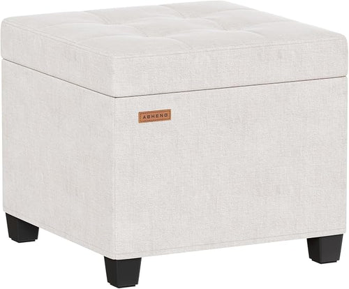 ABHENG Chenille Cover Steel Frame Ottoman by Liveinacomfortablehome