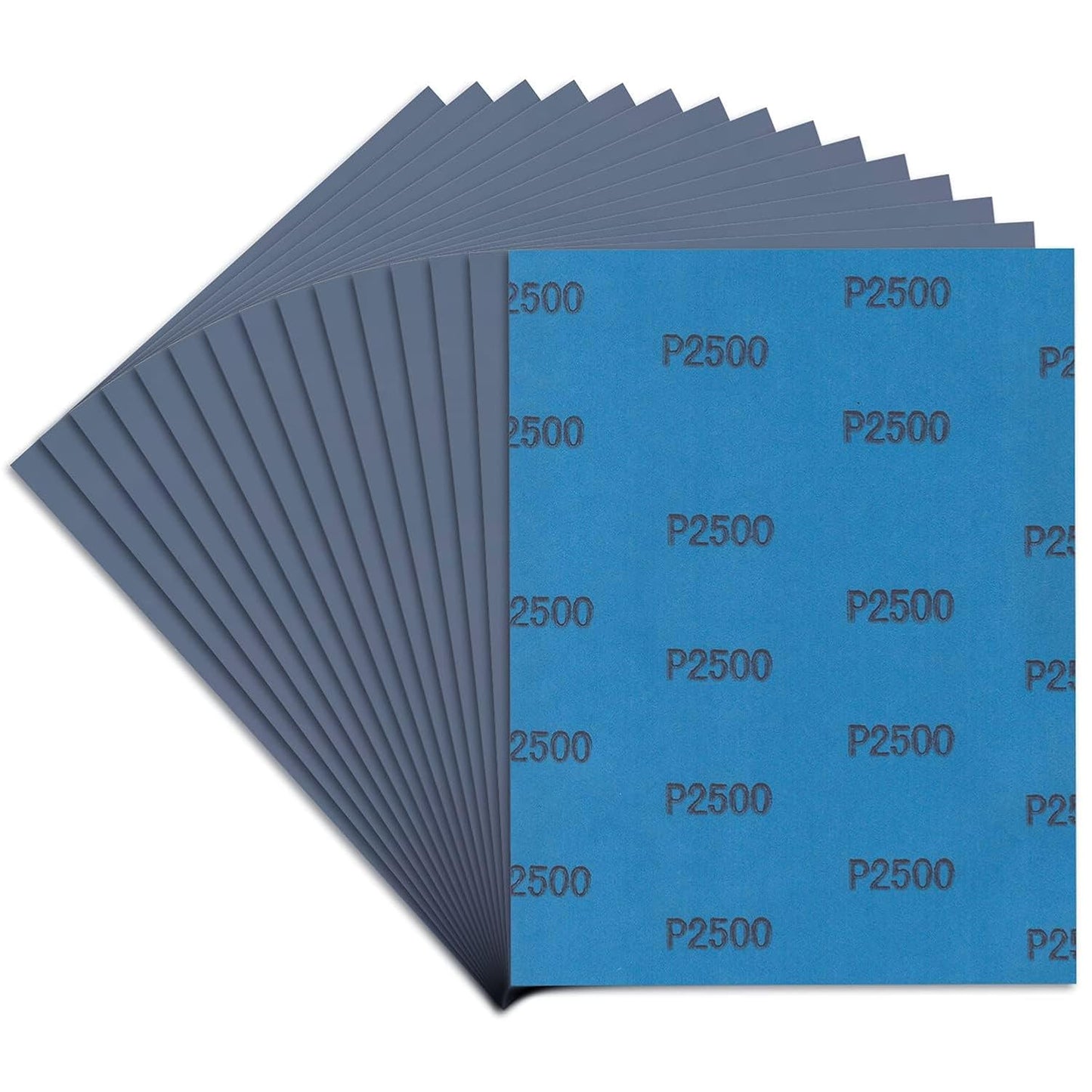 Sandpaper 2500 Grit, Wet Dry Sanding Sheets, High Performance Sand Paper for Wood Furniture Finishing, Metal Grinding, Automotive Polishing, 9 x 11 inches, 15-Sheets