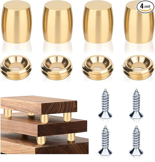 4 PCS Brass Cutting Board Feet by Unknown