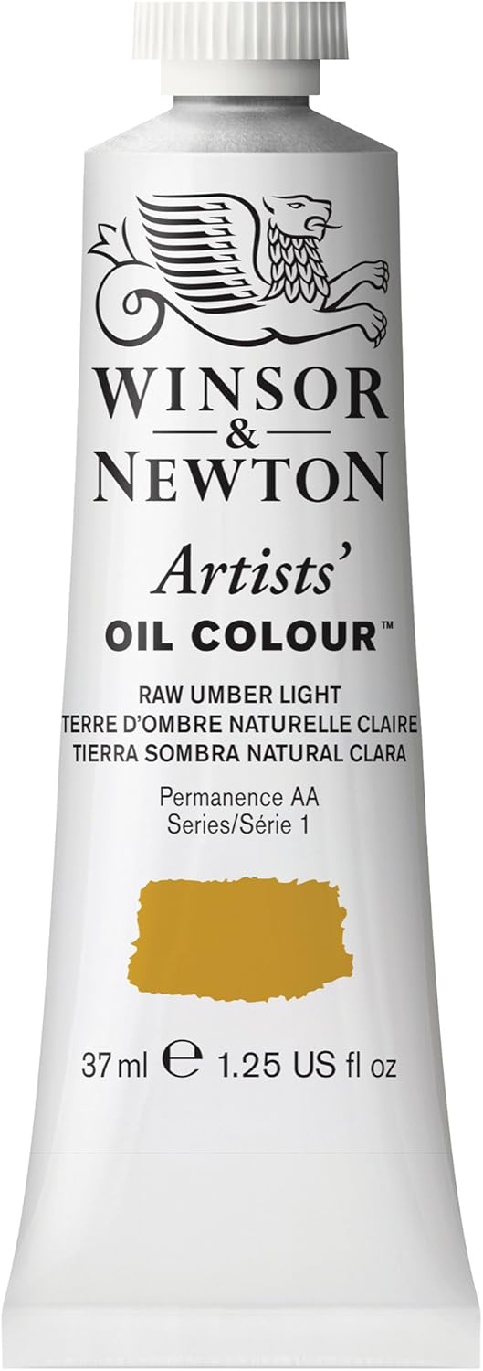 Winsor & Newton Artists' Oil Color, 37ml (1.25 oz) Tube, Raw Umber Light