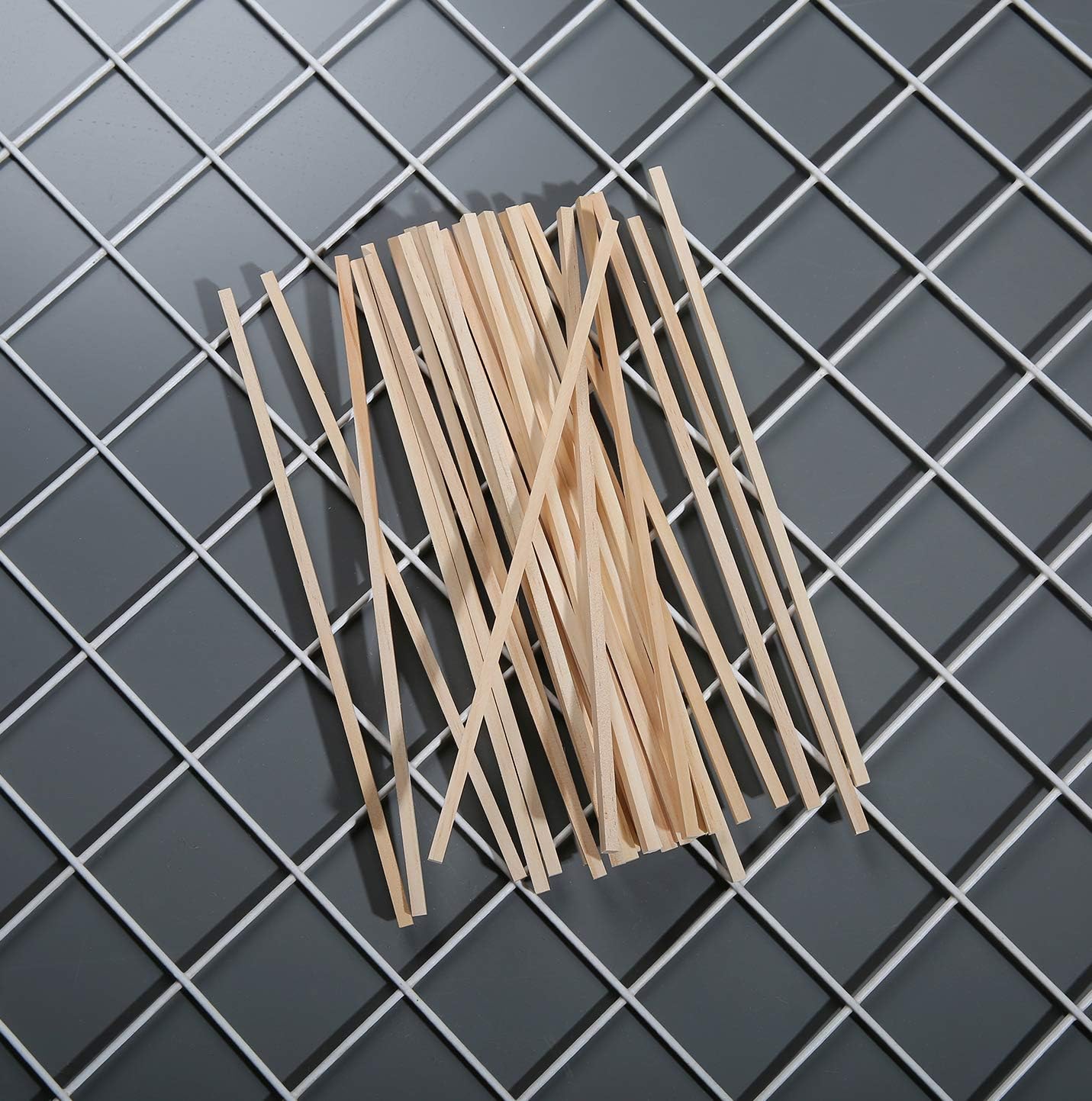 30 PCS 1/8 ×12 inch Wooden Square Dowel Rod, Small Hardwood Unfinished Wood Squrae Sticks for Crafts DIY Projects