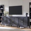IFBUY Modern Sideboard Buffet Cabinet, 92.63" W Fluted Arched Buffet Cabinet by IFBUYFarmhouseFurniture