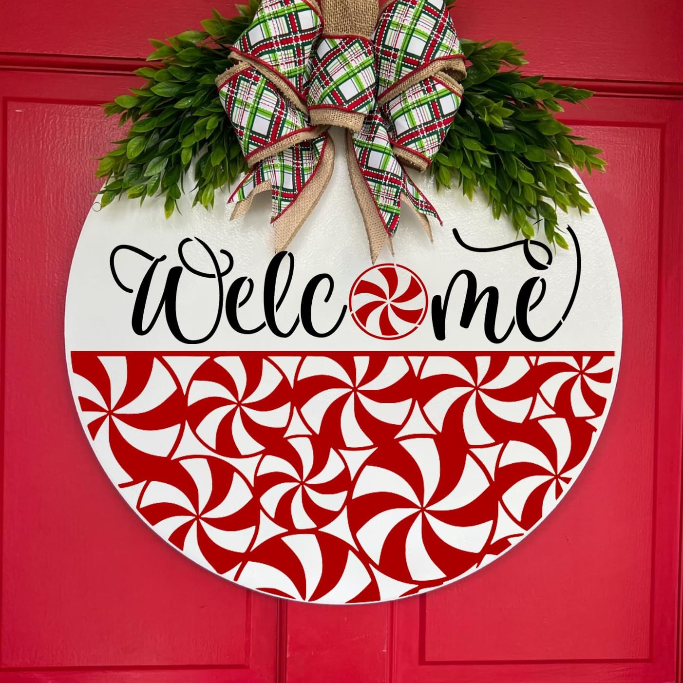 Christmas Stencils for Painting on Wood 12” Christmas Stencils for Crafts Reusable Holiday Doormat Stencil for Porch Hanger Fabrics Decor