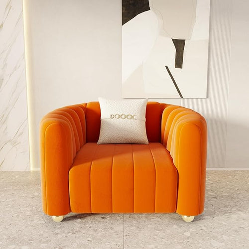 42" Velvet Sofa Chair for Living Room, Modern Single Sofa by yunqishiHOME