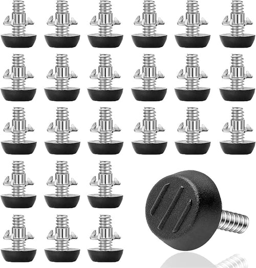 24 PCS 1/4‘’ UNC Thread Adjustable Furniture Levelers Screw in Threaded by WAFJAMF