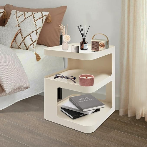 3 Tier Minimalist End Table Modern Side Table - Image 2