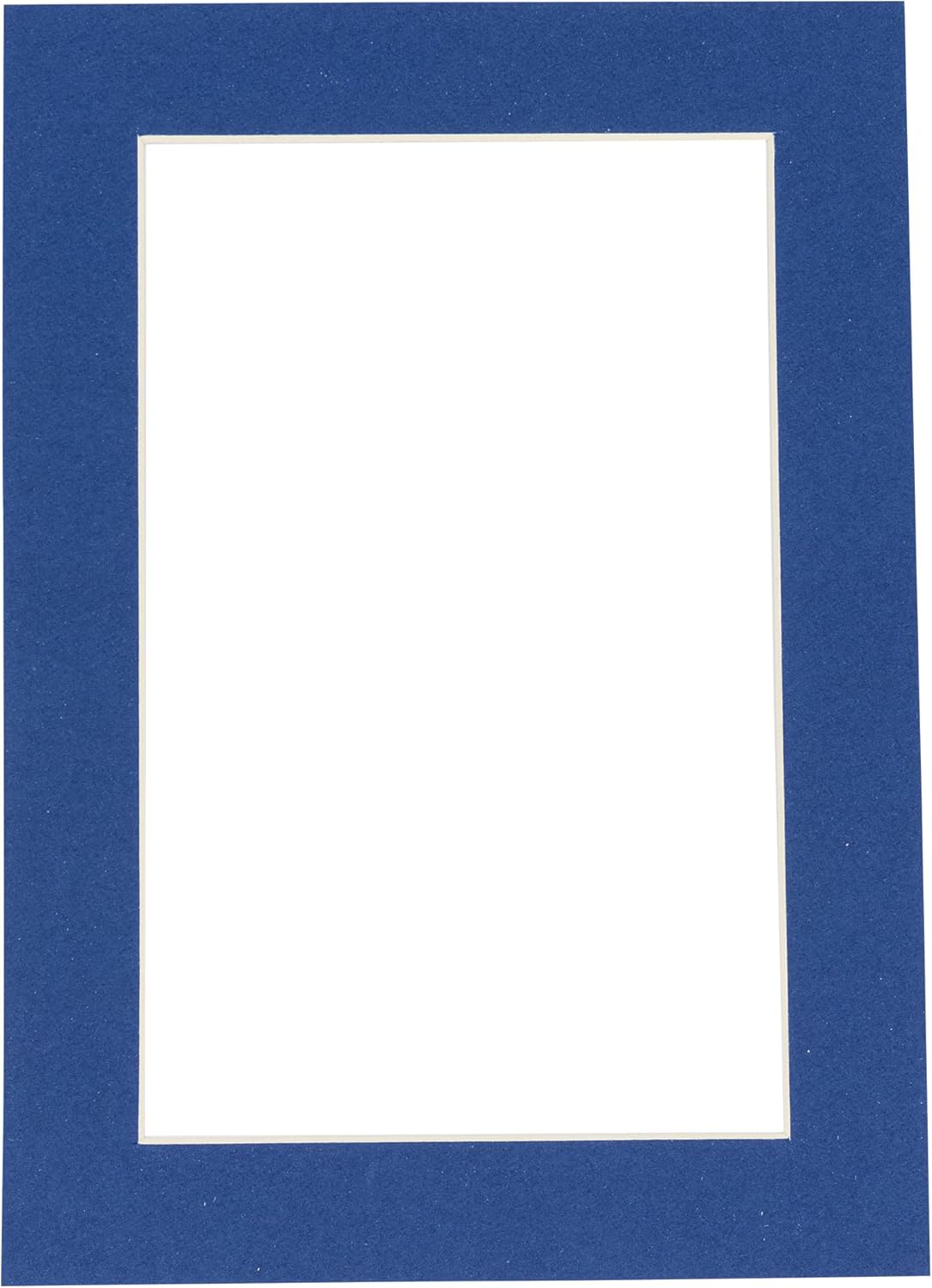 8x10 Mat for 6x8 Photo - Precut Bottle Blue Picture Matboard for Frames Measuring 8 x 10 Inches - Bevel Cut to Display Art Measuring 6 x 8 Inches - Acid Free ONE MAT with Backing Board & Clear Bag