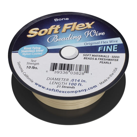 Soft Flex 21 Strand Beading Wire - Fine 0.14 Diameter - 100 Feet Design Wire
