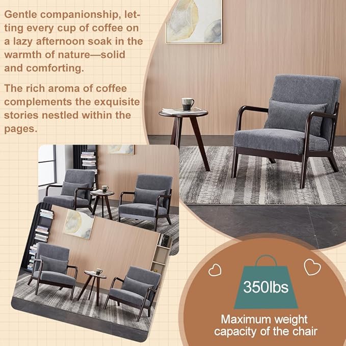 Mid-Century Modern Accent Chair - Image 4