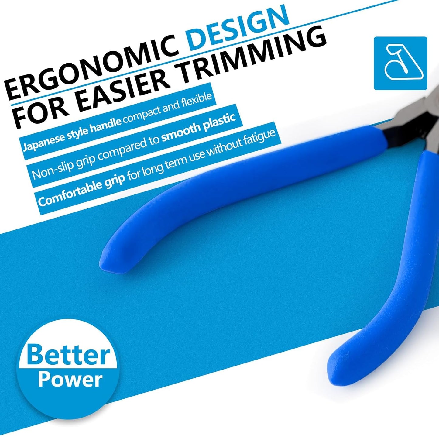 Needle Nose Pliers and Wire Cutters Set, 5" High Carbon Steel Pliers Set, Ultra-Sharp Crafts Diagonal Cutters, Long Nose Pliers for Jewelry Making, Electronics Repair, Object Grasping