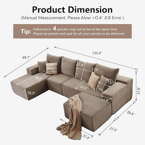 135" Modular Sectional Sofa - Image 2