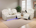 Leather Power Recliner Sofa Set by LYfurniture
