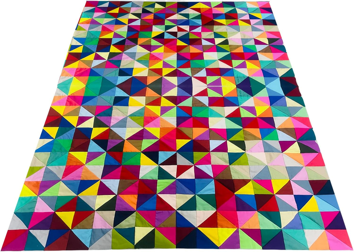 HANPATQUI 50PCS 12 x 12 inch Solid 100% Cotton Fat Quarters Fabric for Sewing and Quilting Bundles Precut Fabric Square for DIY Craft Patchwork