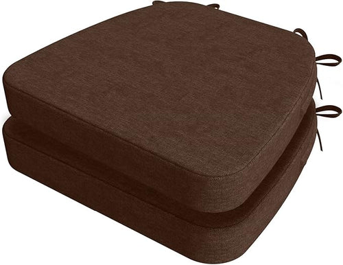 AAAAAcessories D-Shaped Chair Cushions, Machine-Washable Cover by AAAAAcessories