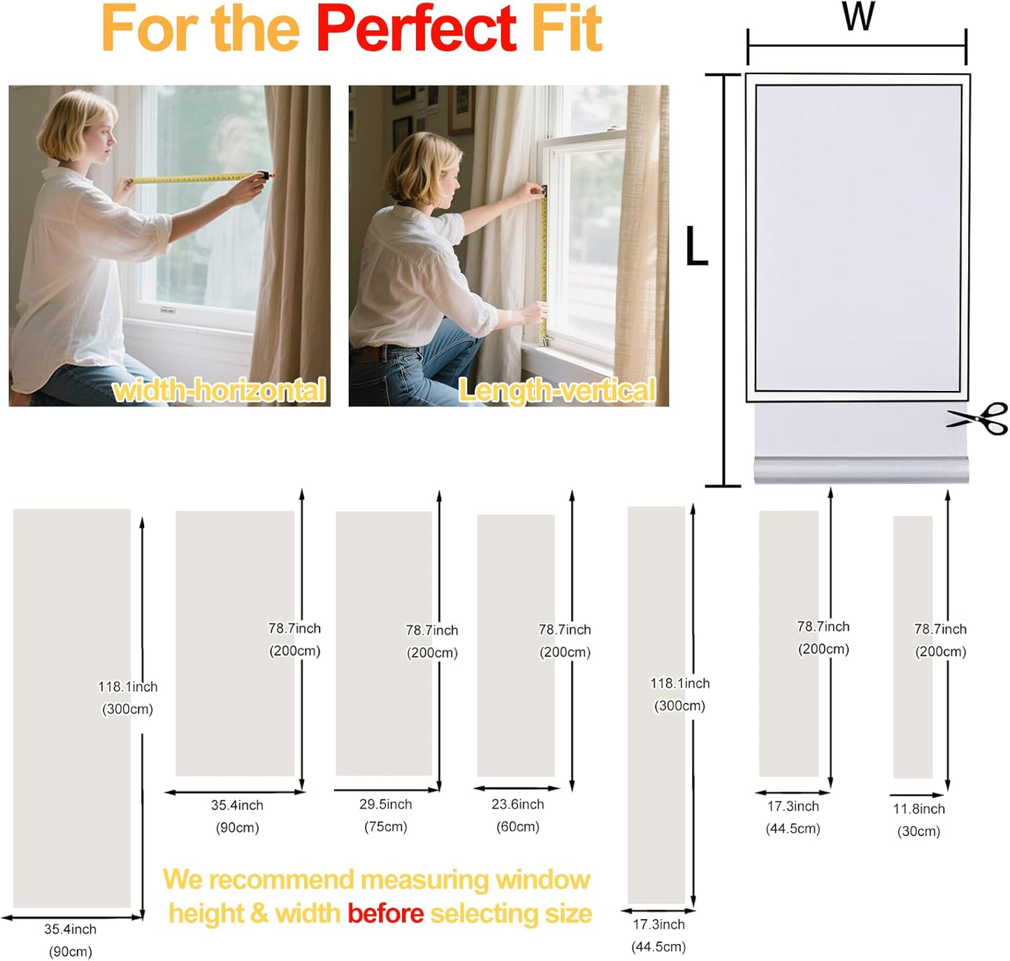 Window Privacy Film Decorative for Front Door, Bathroom Static Cling Stained Glass Sticker Opaque Heat Control UV Blocking Non-Adhesive for Home,Black Grid 17.5 x 78.7 inches