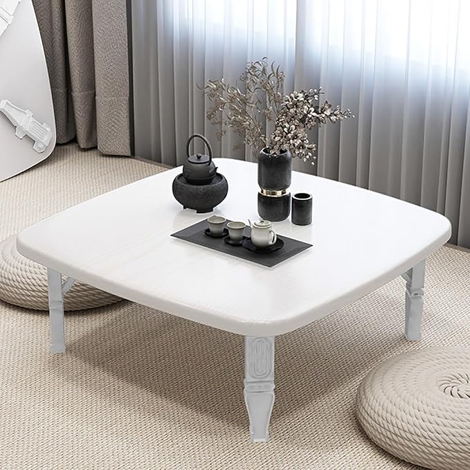 JHDXL Folding Japanese Floor Table，Folding Floor Coffee Table, Vintage Portable by Unknown