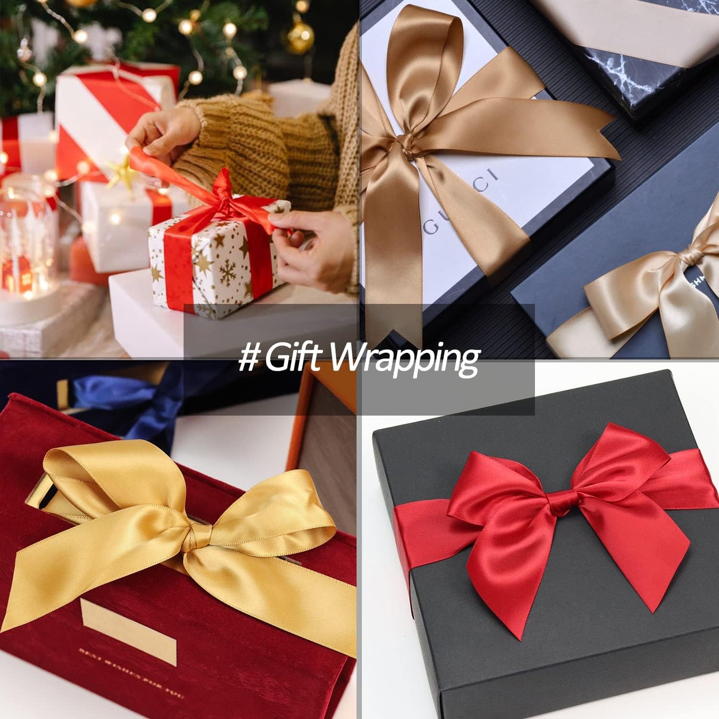 1" Wide x 100 Yards Single Face Polyester Satin Ribbon, Satin Ribbon for Crafts, Gift, Hair Bows, Wedding Party Decoration, Bow Making & Other Projects (Navy Blue)