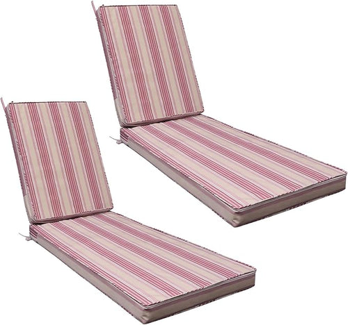 AAAAAcessories Outdoor Chaise Lounge Cushions, Fade-Resistant, Waterproof Patio by AAAAAcessories