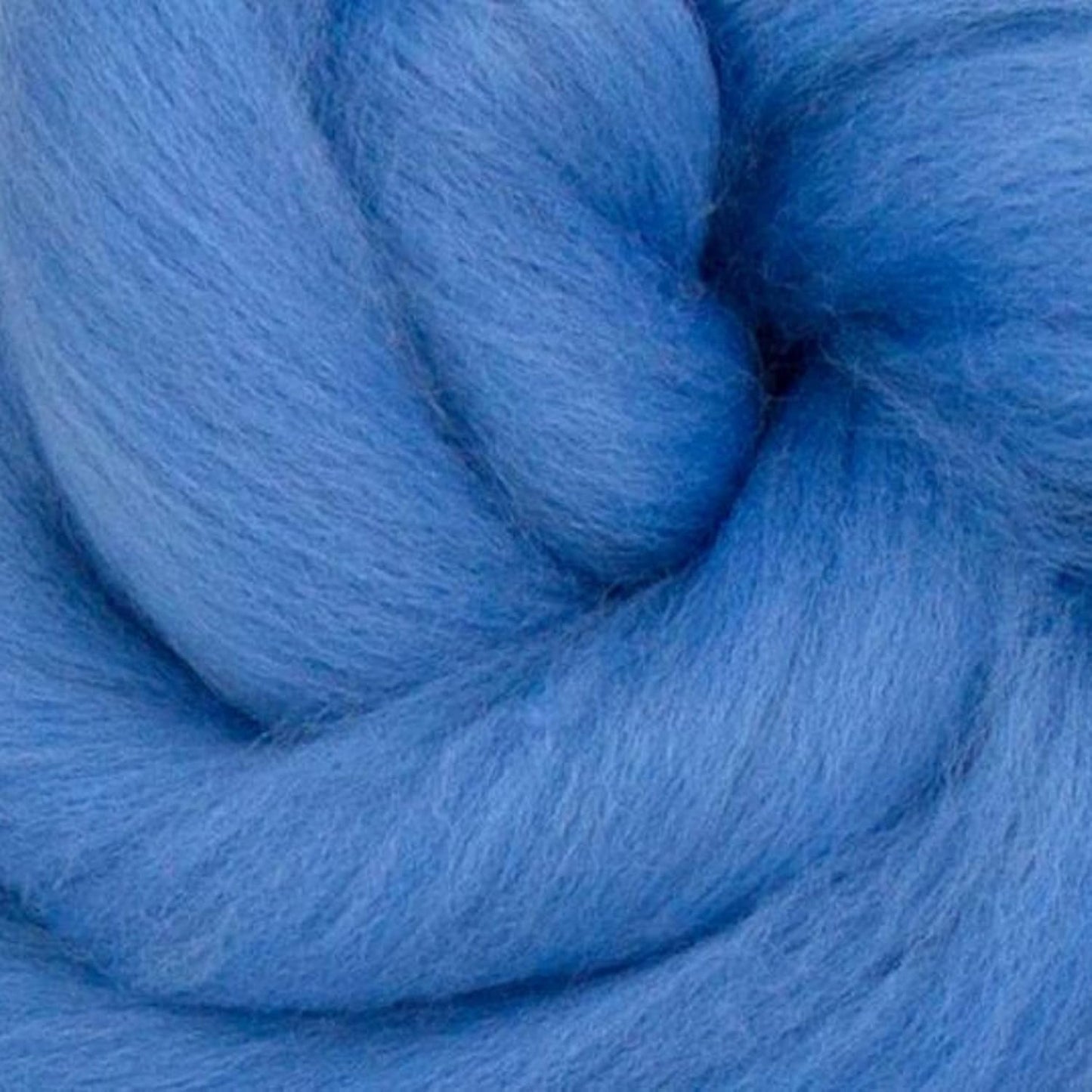Revolution Fibers Merino Wool Combed Top | 1 lb Premium Wool Roving | 22 Micron, Best Merino Wool for Spinning, Tapestry, Needle Felting, Big Yarn Roving and Wall Hangings (Sky Blue)