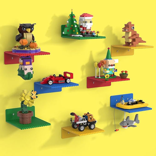 8-Pack Small Floating Shelves for Wall Compatible - Image 2