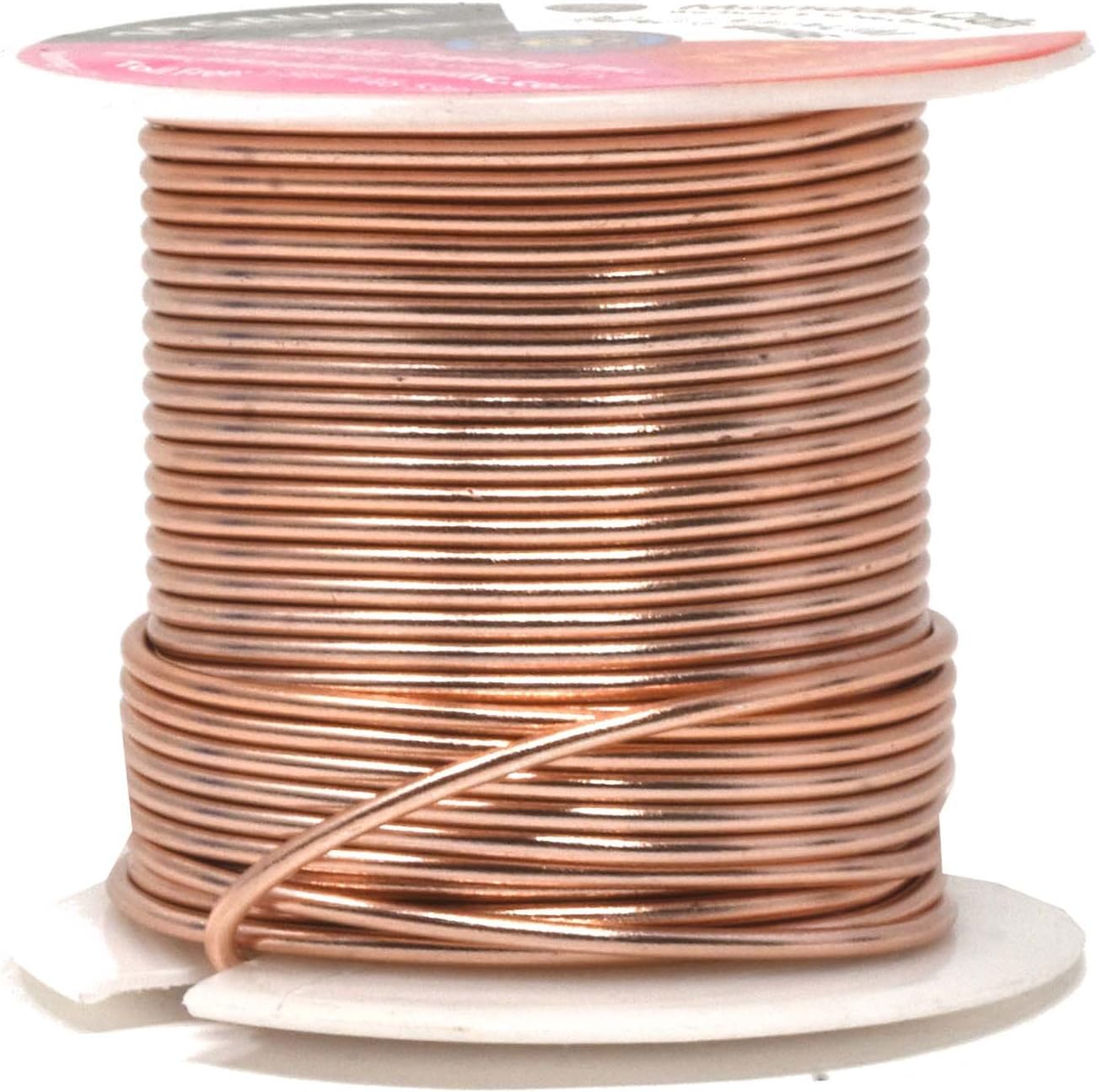 Mandala Crafts 14 Gauge Anodized Aluminum Craft Wire for Jewelry Making – 330 FT Colored Flexible Silver Copper True Blue Brown Red Kelly Green Wire - Bendable for Bonsai Armature Crafting Sculpting