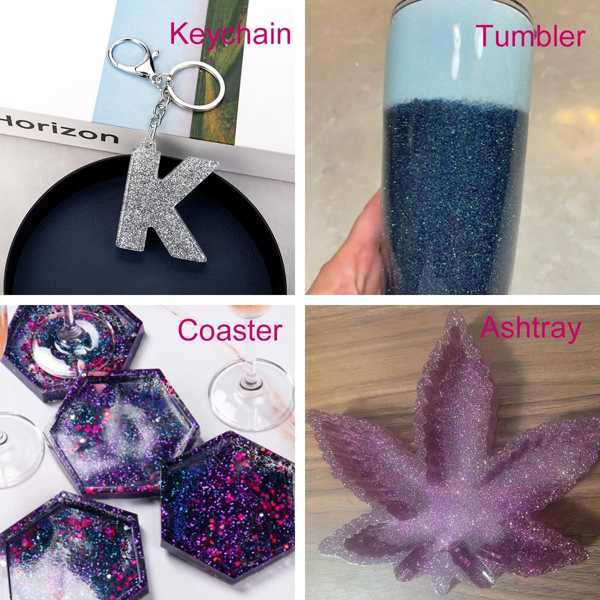 High Capacity 260g Iridescent Fine Glitter,Shaker Bottle Fine Glitter for Epoxy Resin DIY Craft,Rainbow Fine Glitter for Nail Art Face Body Glitter Tumbler Making (IRI Yellow)