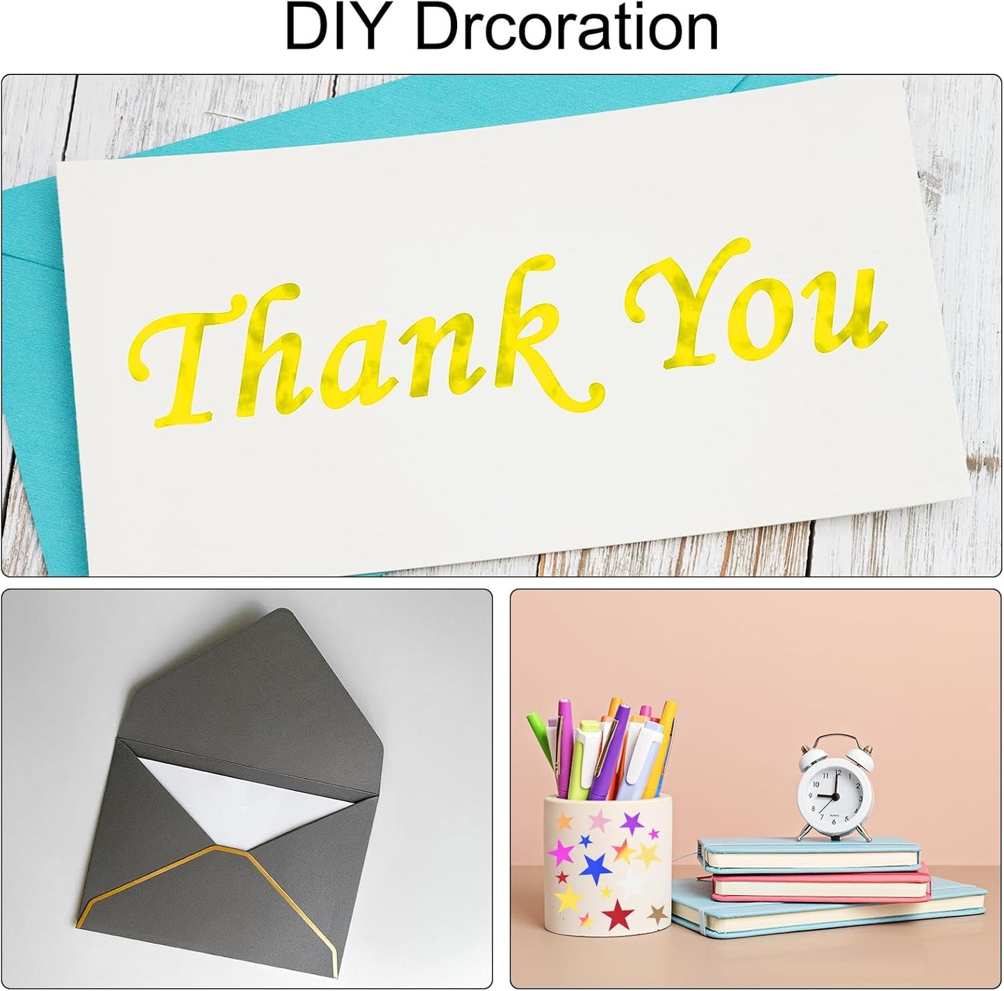 MECCANIXITY 50 Sheets Heat Reactive Foil, 20x29cm Coffee Foil Transfer Sheets Toner Reactive Foil Transfer Foil Sheets Hot Foil Stamping Paper for Crafts DIY Cardmaking Album Decoration