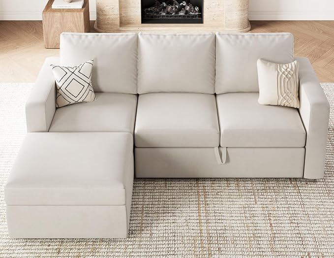 Belffin Modular Sectional Sleeper Sofa - Image 4