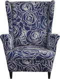 KRFOONN Wingback Chair Covers Slipcovers 2 Piece Stretch Wing Chair Covers by KRFOONN