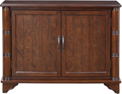 40" Solid Wood Buffet Storage Cabinet, Vintage Console Table by YWUFUART