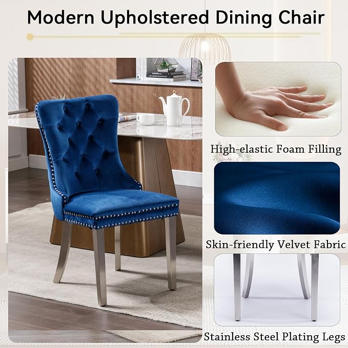 Henf 63"-79" Extendable Dining Room Table and Chairs Set - Image 7
