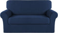 Turquoize Stretch Sofa Slipcover 2 Pieces Sofa Cover Couch Cover by Turquoize