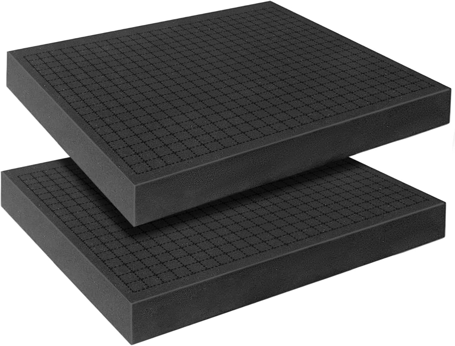 Pick and Pluck Foam Sheets, 2Pcs 16 x 12 x 2 Inch Pick Apart Foam Insert for Camera Storage, Crafts, Tool Box, Storage Drawer