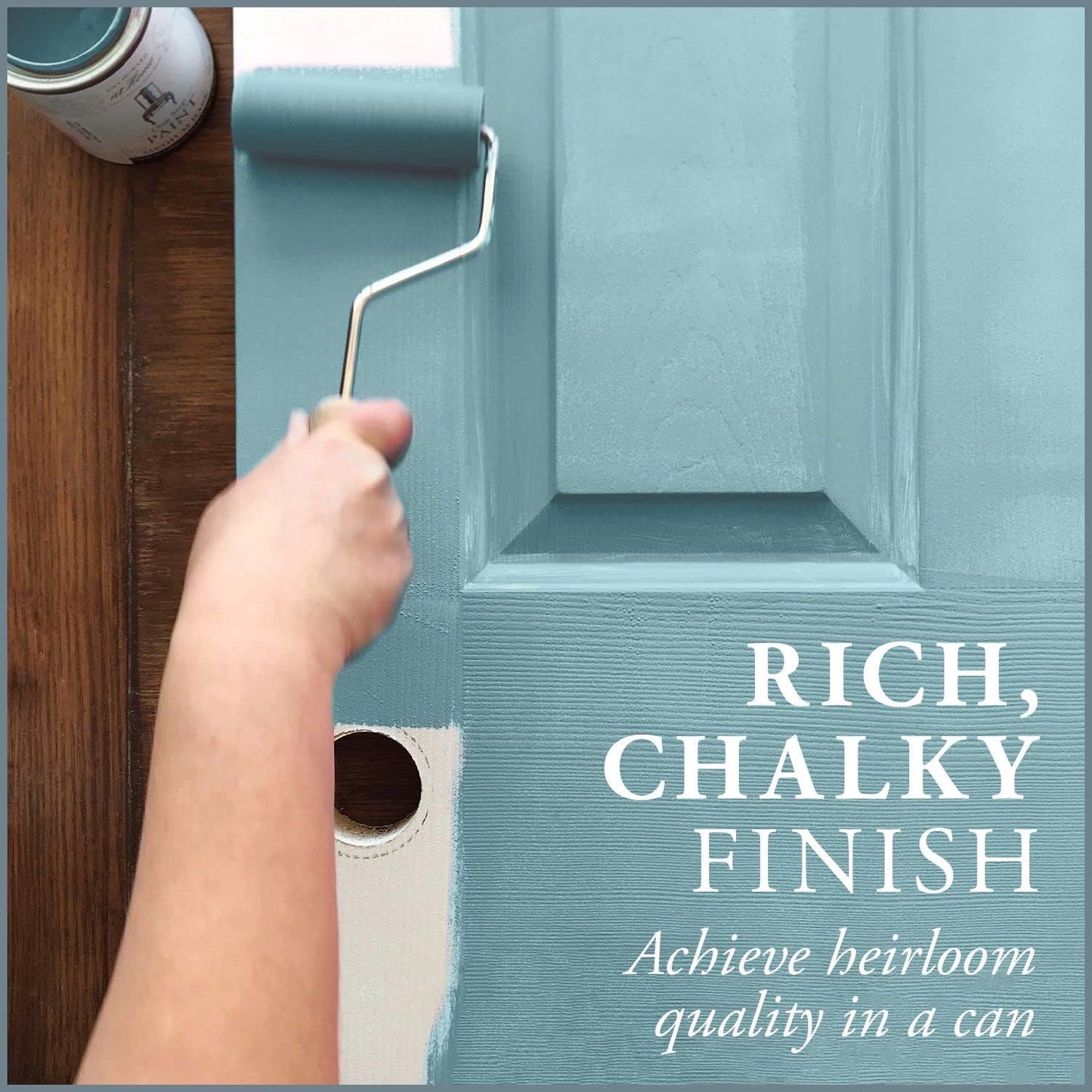 AMY HOWARD AT HOME Chalk-Based One Step Paint for Furniture, Cabinetry, Decor, Finish, and More | No Stripping, Sanding, or Priming | Light Base | 32 Ounce | Harbor Lights