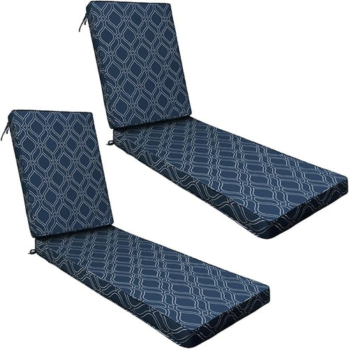 AAAAAcessories Outdoor Chaise Lounge Cushions, Fade-Resistant, Waterproof Patio by AAAAAcessories