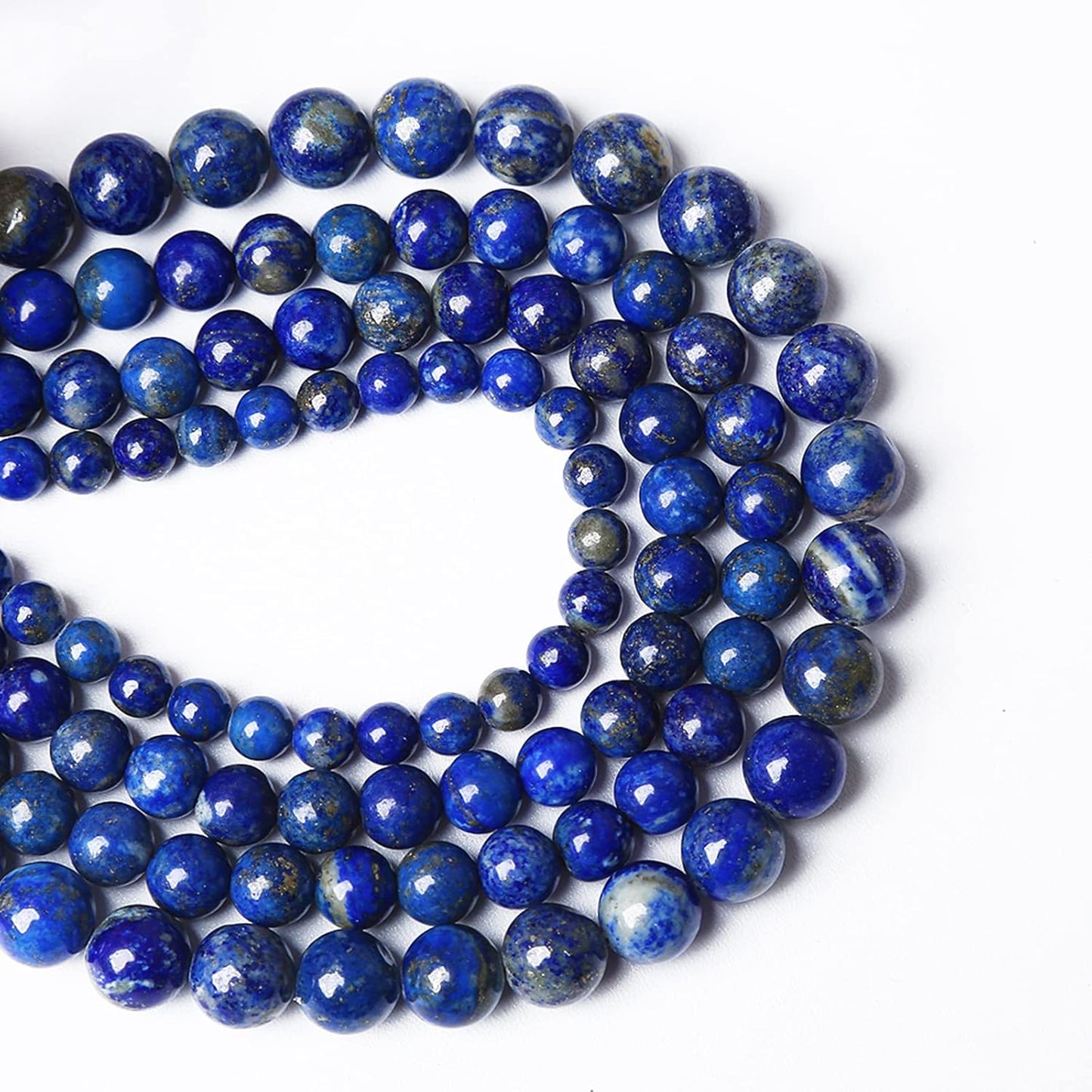 AAA+ Natural Lapis Lazuli Gemstone Beads 4mm 89PCS Round Loose Stone Beads for Jewelry Making DIY Bracelets Necklace Earrings
