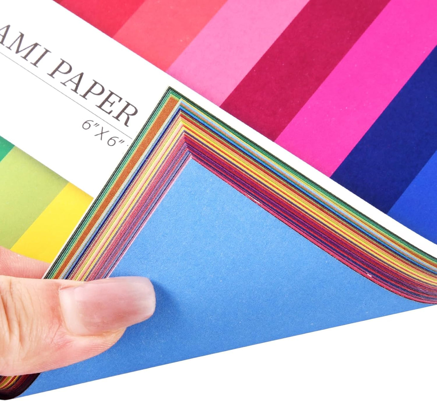 Origami 6x6 Paper Kit 150 Sheets 150 Vivid Colors Double Sided Same Printed Traditional Patterns Square for Arts Crafts Projects Japan Traditional Chiyo.Starry Sky