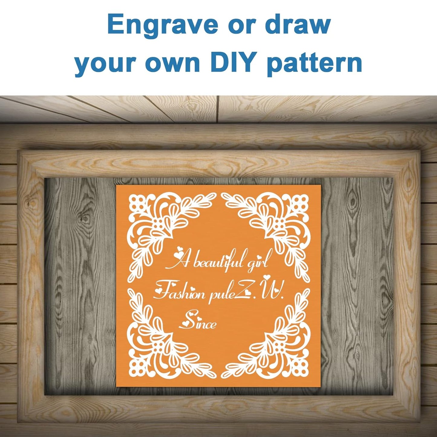 Golden Anodized Aluminum Metal Plates - Engraving Blanks for Laser Etching - 12x12x1/32 Inch - 5052 Aluminum Alloy