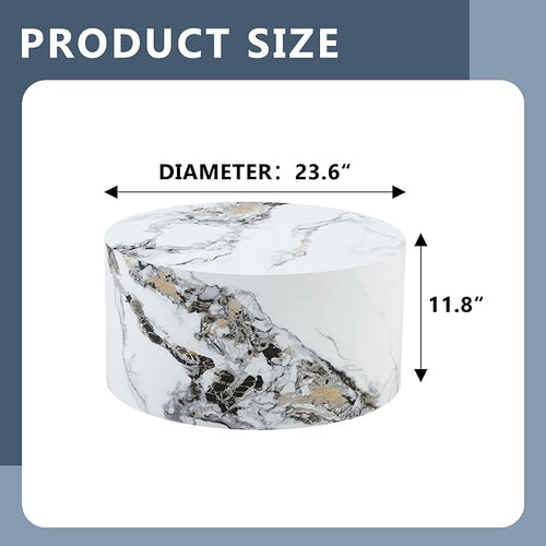 23.6'' Modern Round Coffee Table - Image 2